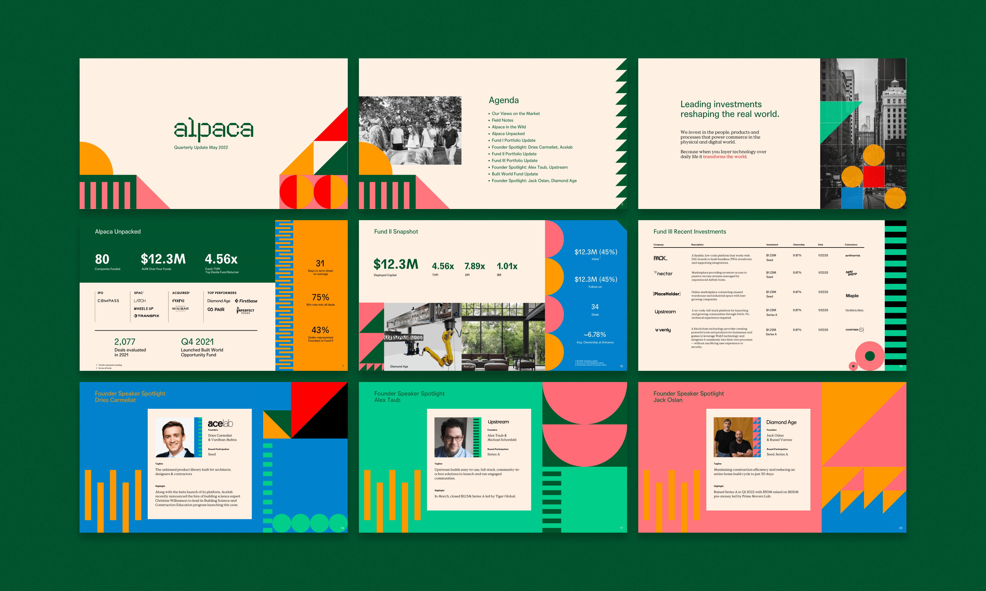 Brand communications design for a venture capital firm.